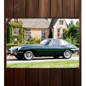 Металлическая табличка Jaguar E-Type Fixed Head Coupe (Series II)